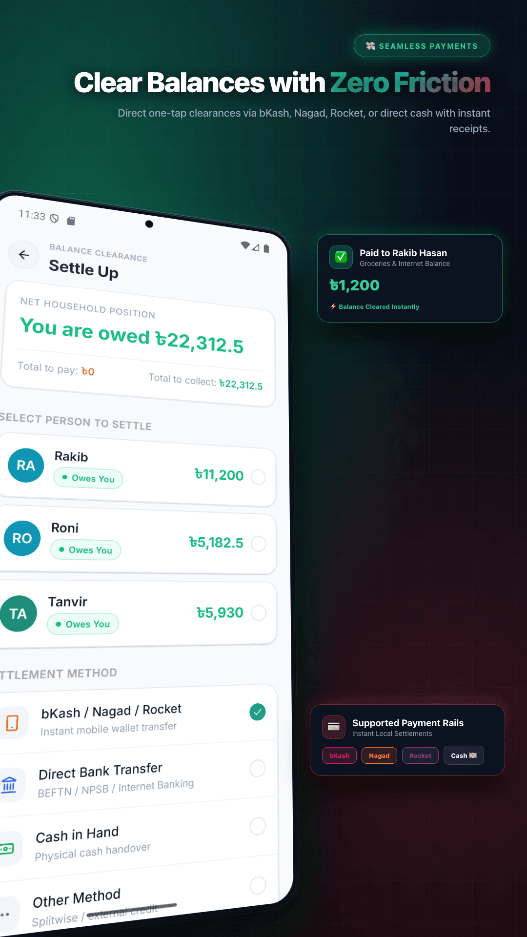1-Tap Debt Simplification